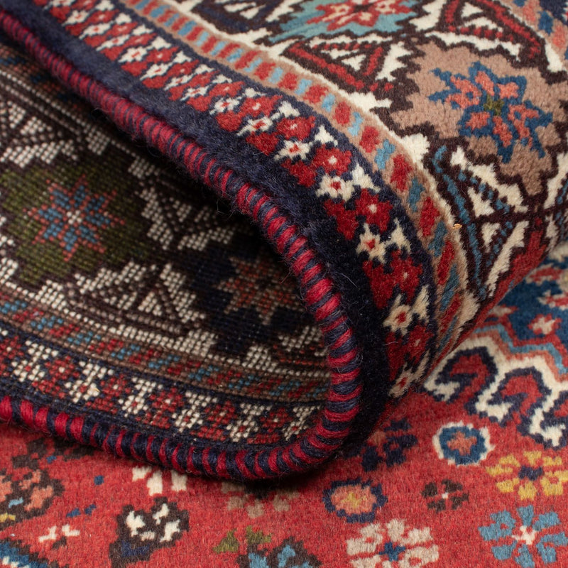 Persisk matta - Nomadic - 151 x 103 cm - mörkröd