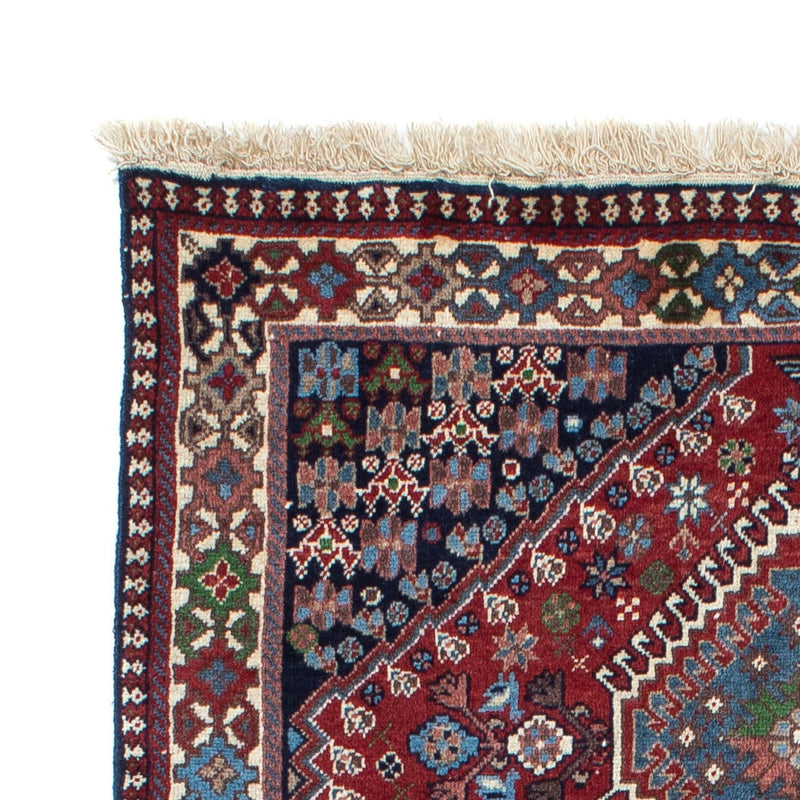 Persisk matta - Nomadic - 145 x 97 cm - mörkröd