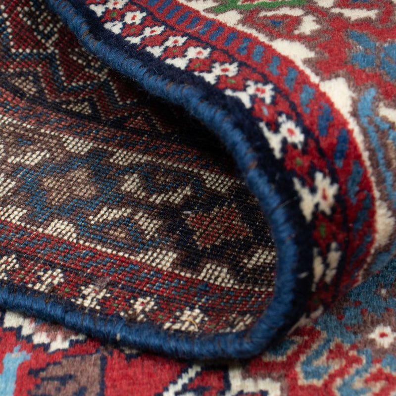 Persisk matta - Nomadic - 145 x 97 cm - mörkröd