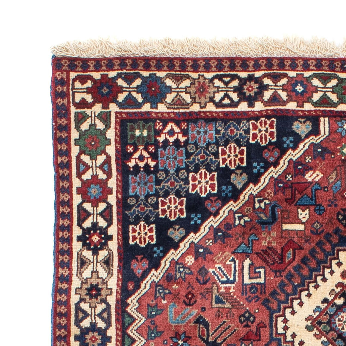 Persisk matta - Nomadic - 146 x 100 cm - ljusröd