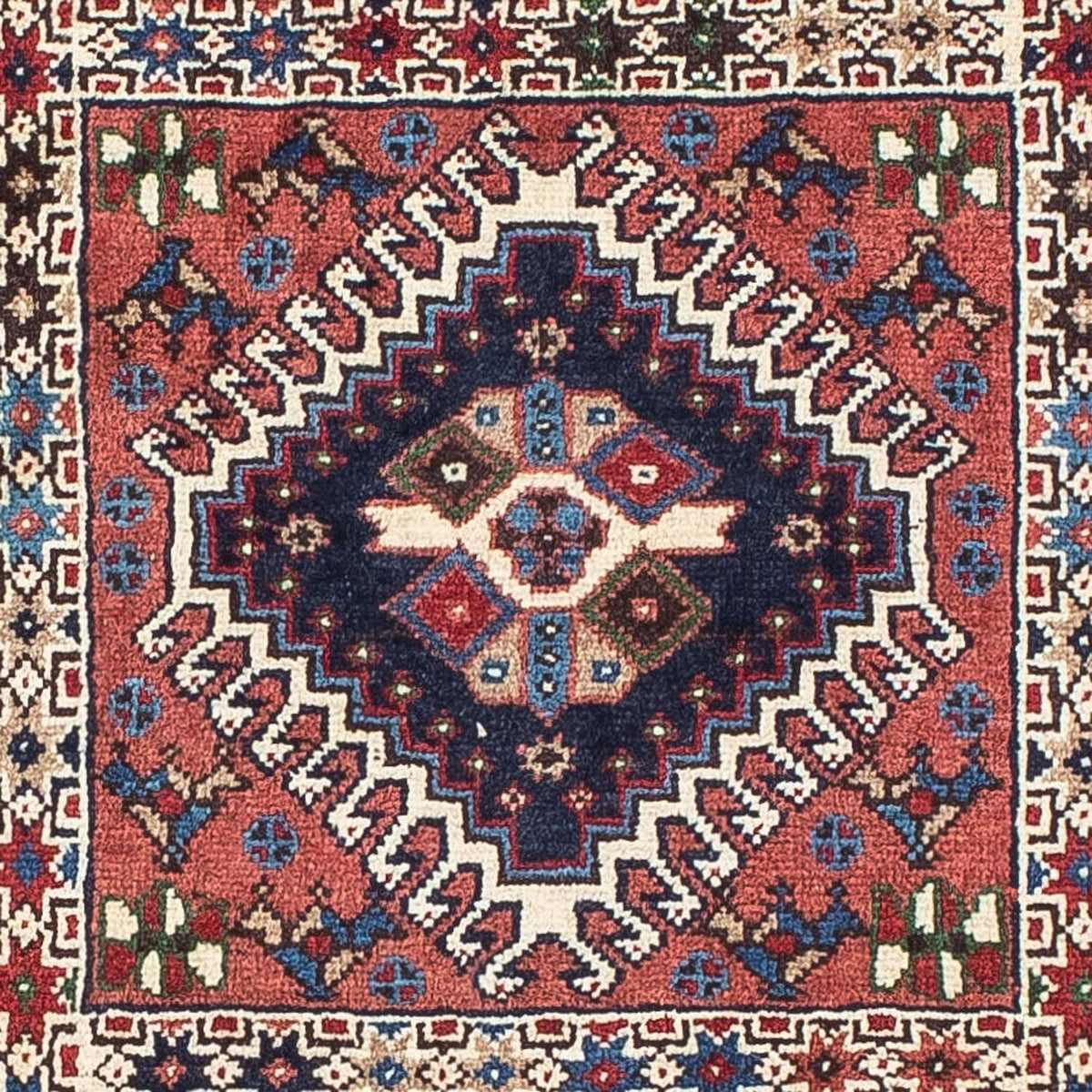 Persisk matta - Nomadic - 140 x 100 cm - ljusröd