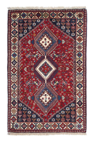 Persisk matta - Nomadic - 158 x 100 cm - mörkröd