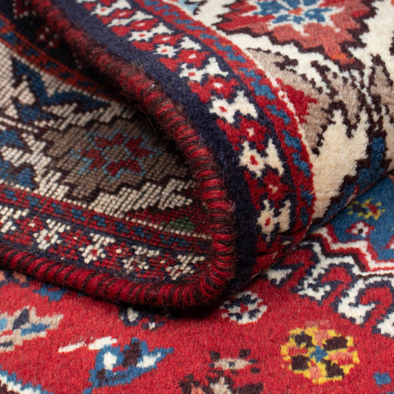 Persisk matta - Nomadic - 158 x 100 cm - mörkröd