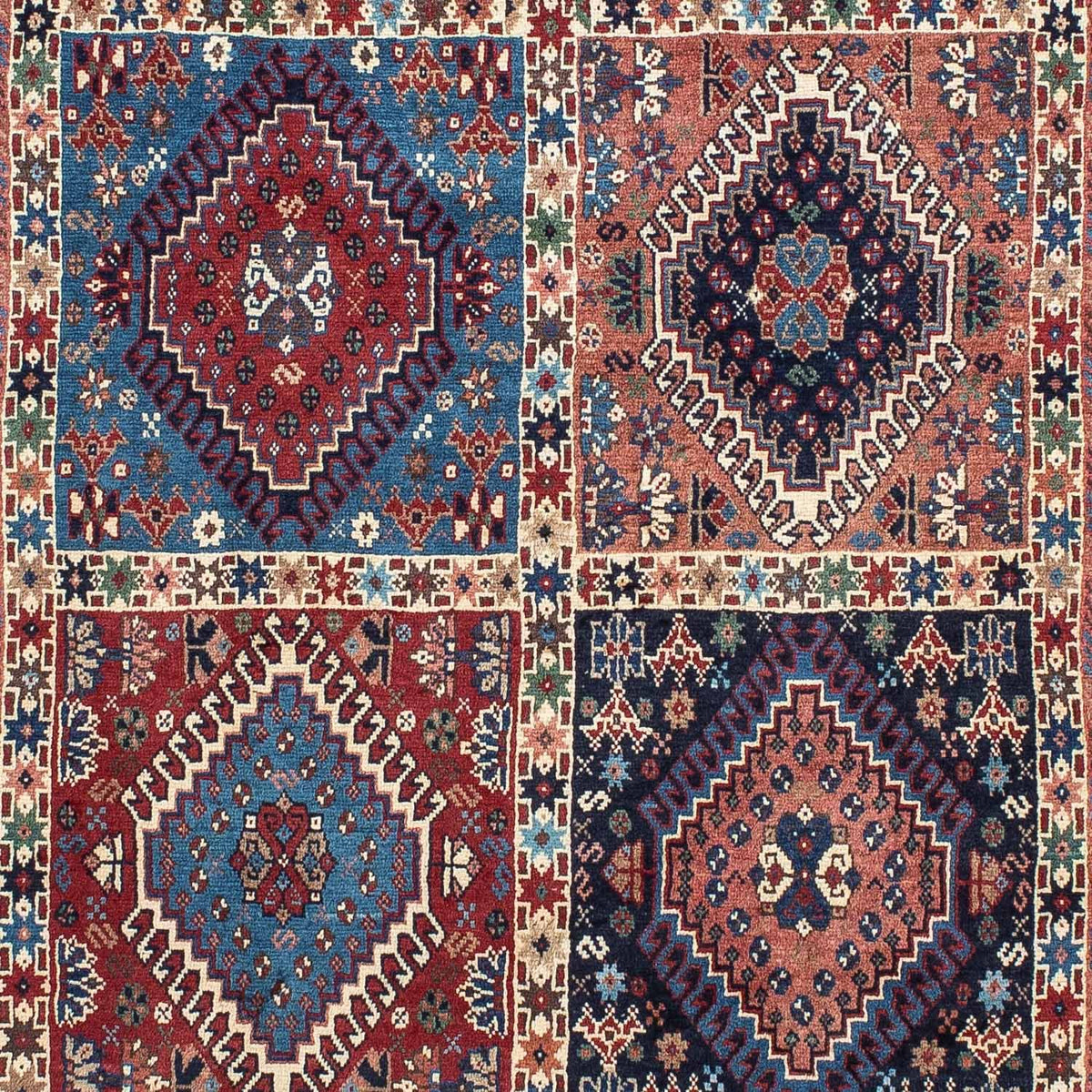 Persisk matta - Nomadic - 156 x 100 cm - ljusröd