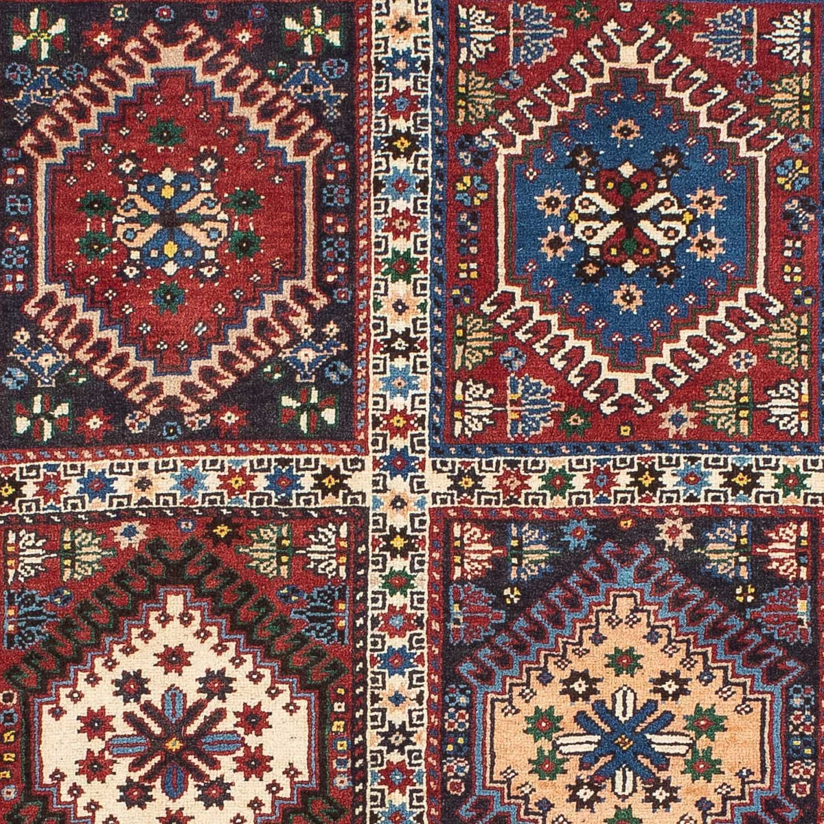 Persisk matta - Nomadic - 150 x 101 cm - flerfärgad