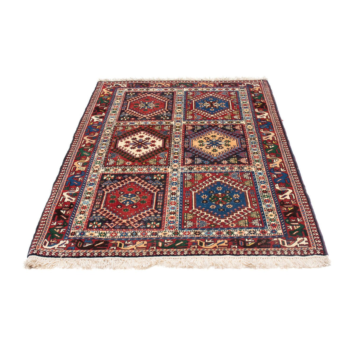 Persisk matta - Nomadic - 150 x 101 cm - flerfärgad