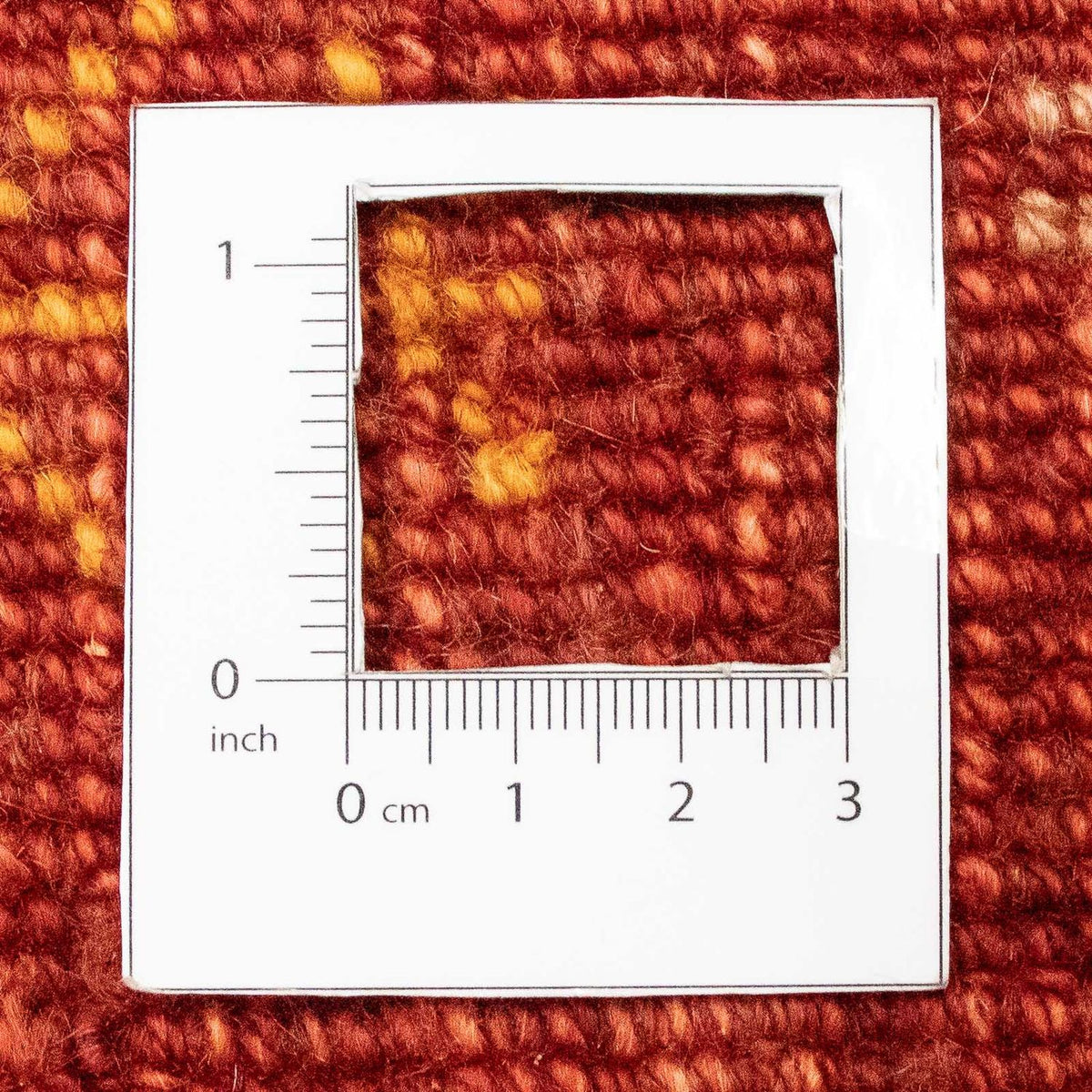 Gabbeh-matta - persisk - 225 x 171 cm - mörkröd