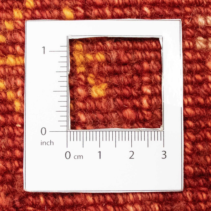 Gabbeh-matta - persisk - 225 x 171 cm - mörkröd