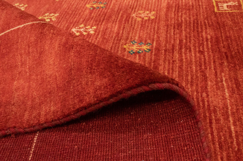 Gabbeh-matta - persisk - 190 x 163 cm - röd