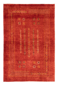 Gabbeh-matta - persisk - 180 x 124 cm - röd