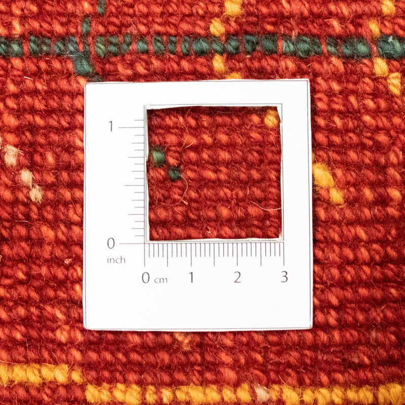 Gabbeh-matta - persisk - 231 x 168 cm - röd