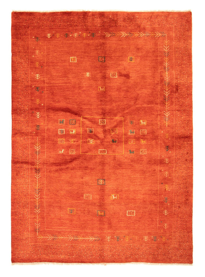 Gabbeh-matta - persisk - 235 x 172 cm - röd