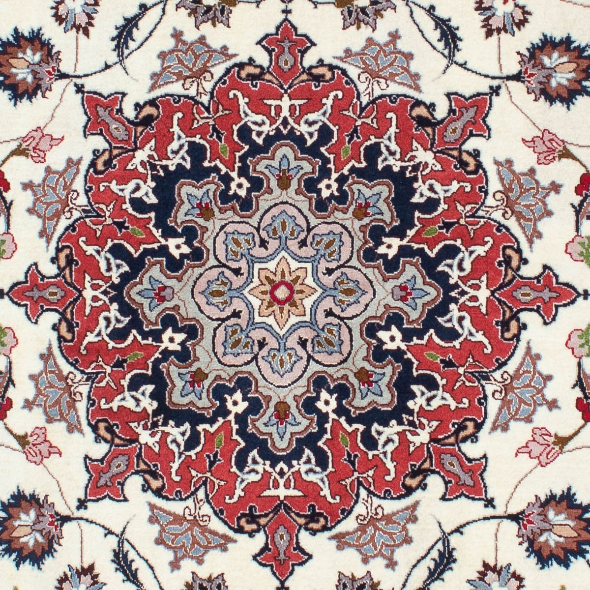 Persisk matta - Tabriz - Royal - 201 x 153 cm - beige