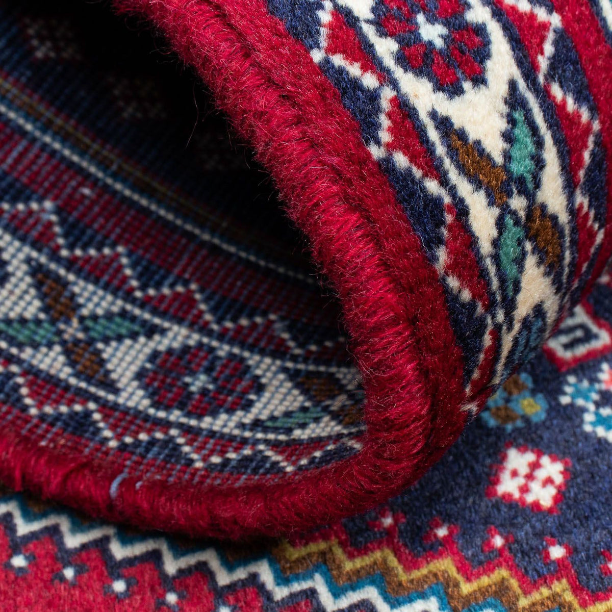 Persisk matta - Nomadic - 120 x 74 cm - mörkblå