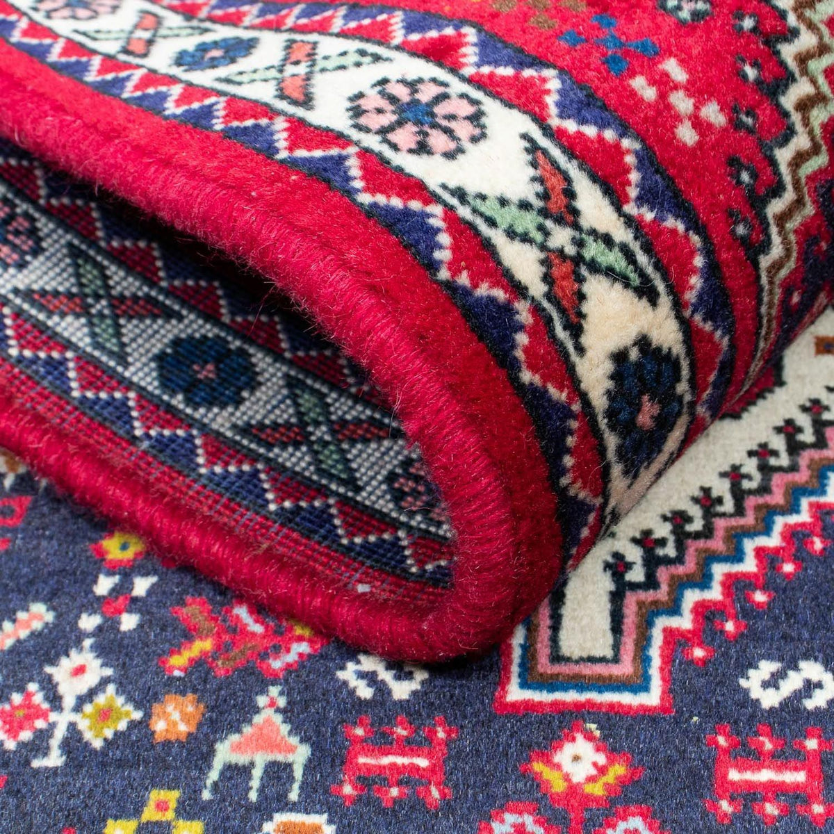 Persisk matta - Nomadic - 128 x 76 cm - mörkblå