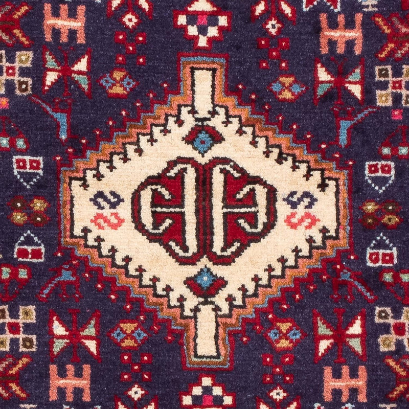 Persisk matta - Nomadic - 122 x 75 cm - mörkblå