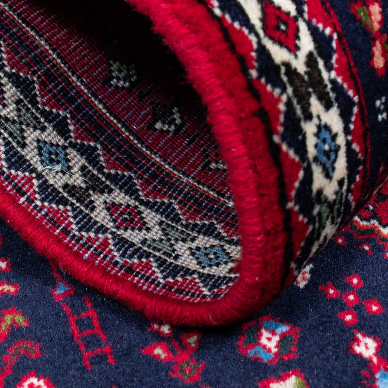 Persisk matta - Nomadic - 128 x 79 cm - mörkröd