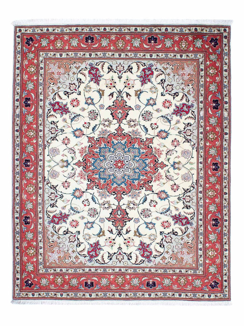 Persisk matta - Tabriz - Royal - 198 x 152 cm - beige