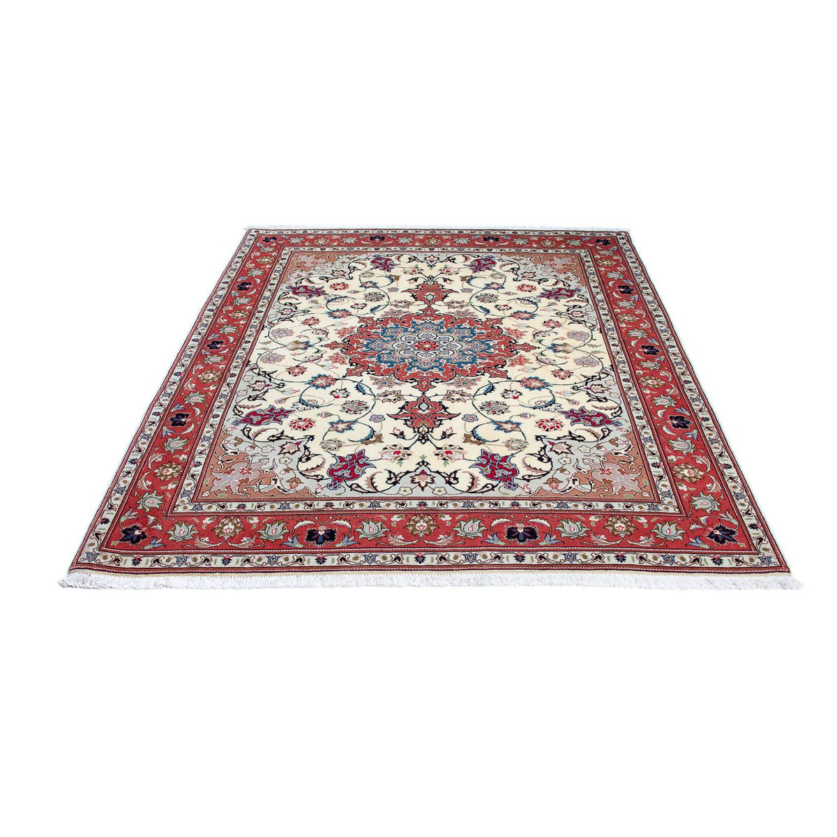 Persisk matta - Tabriz - Royal - 198 x 152 cm - beige
