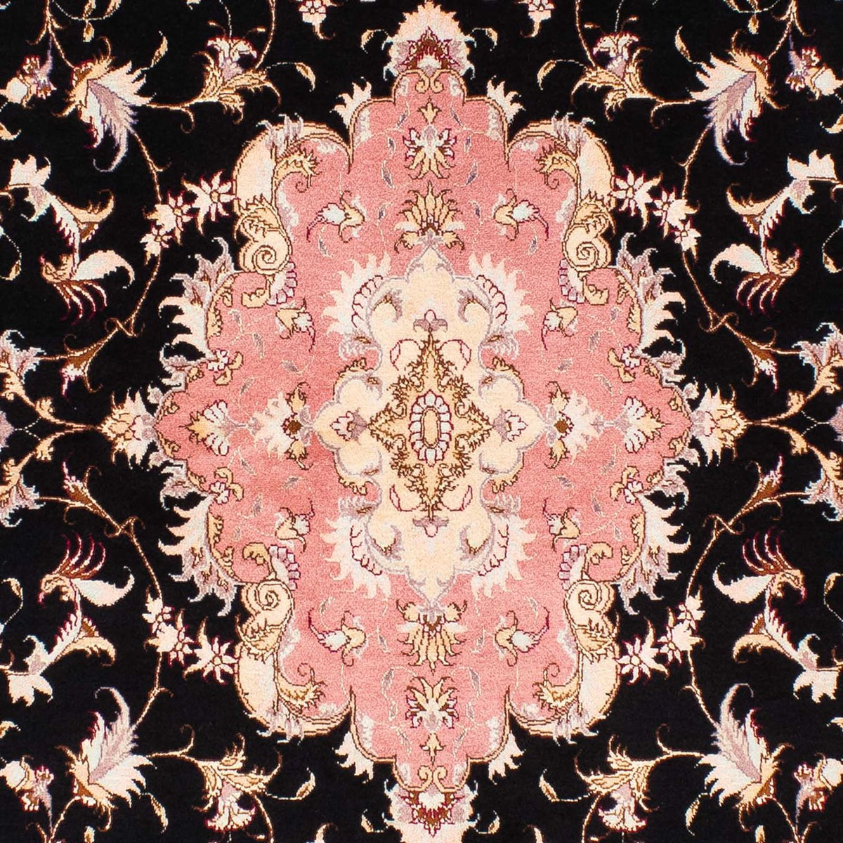 Persisk matta - Tabriz - Royal - 236 x 165 cm - mörkblå