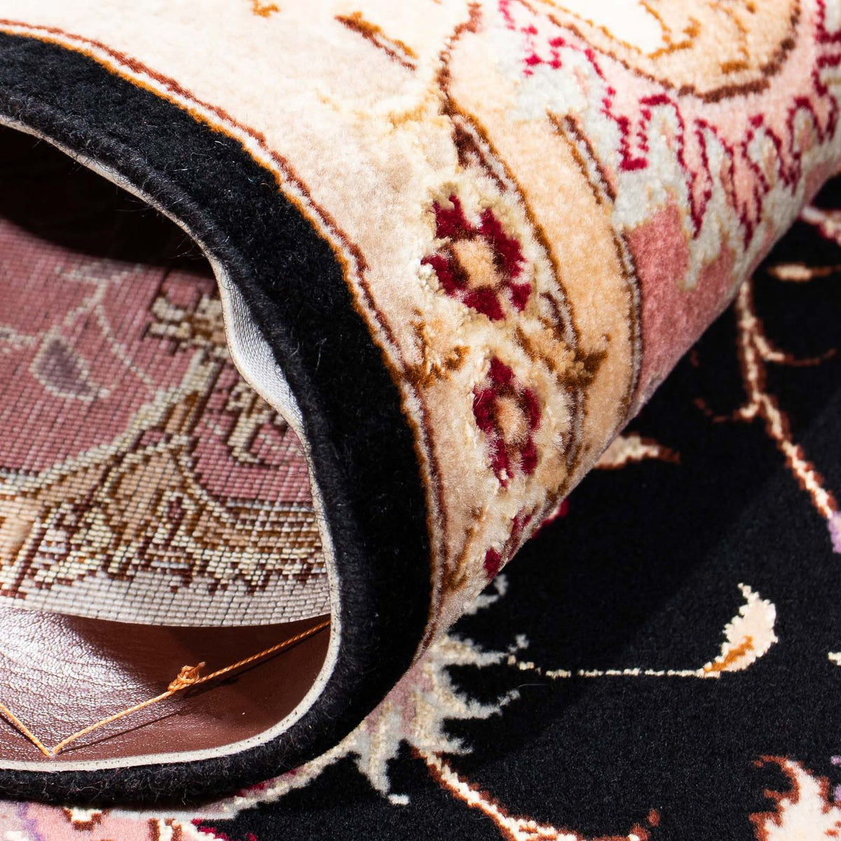 Persisk matta - Tabriz - Royal - 236 x 165 cm - mörkblå