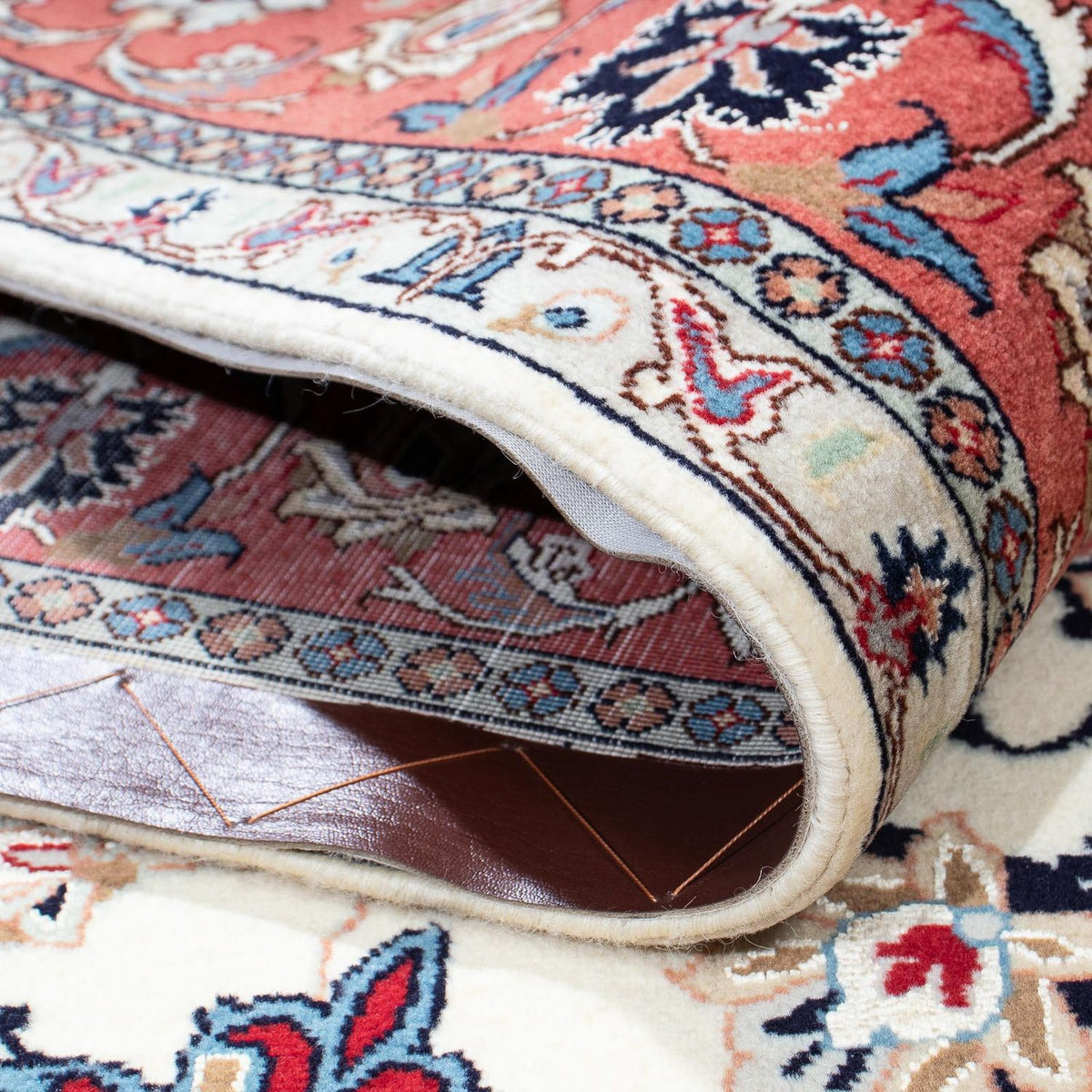 Persisk matta - Tabriz - Royal - 198 x 151 cm - beige