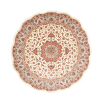 Persisk matta - Tabriz - Royal runt  - 250 x 250 cm - beige