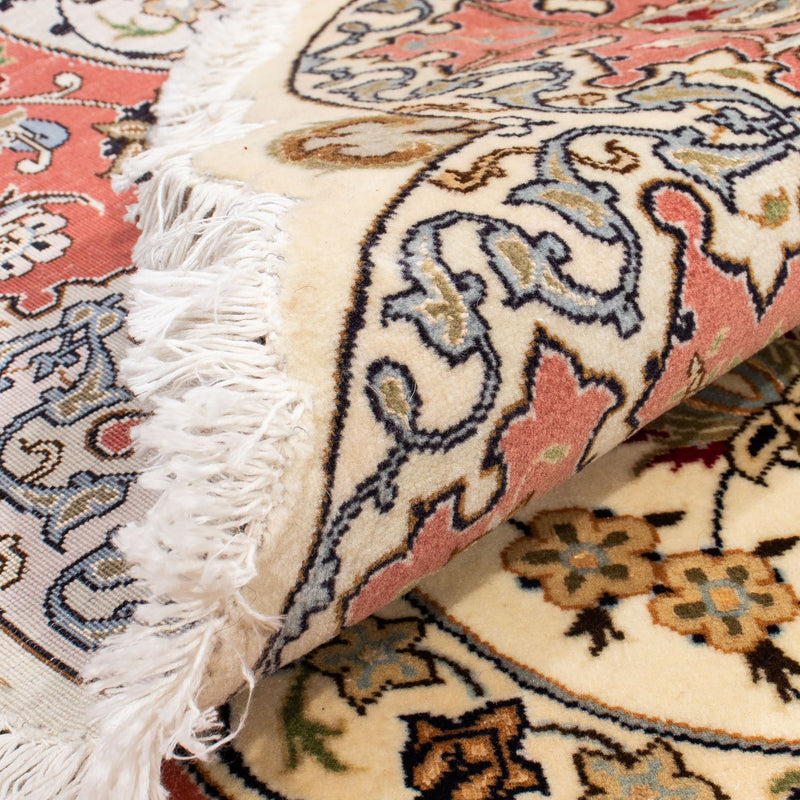 Persisk matta - Tabriz - Royal runt  - 242 x 242 cm - beige