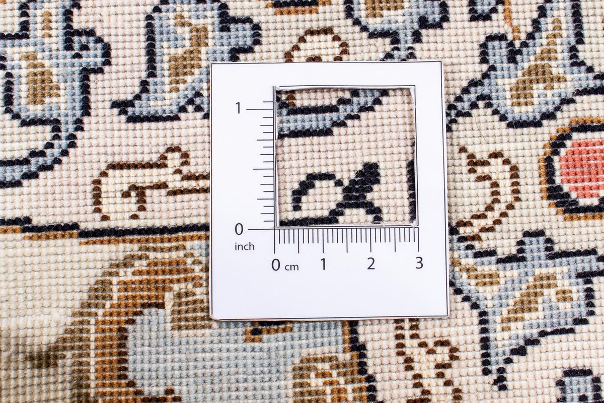 Persisk matta - Tabriz - Royal runt  - 242 x 242 cm - beige