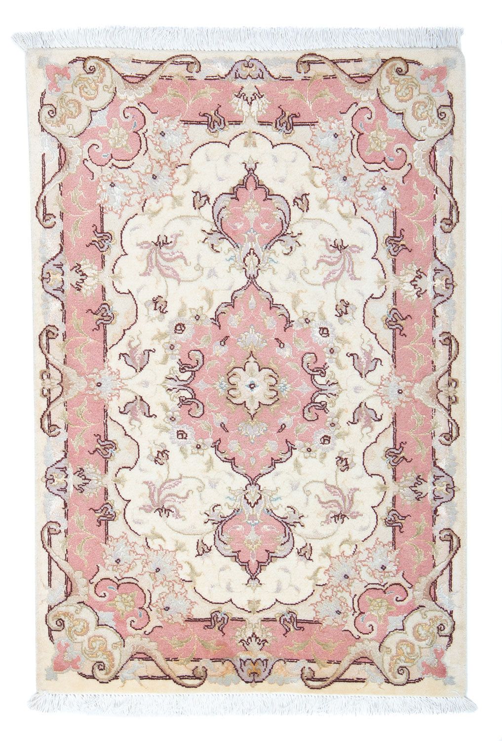 Persisk matta - Tabriz - Royal - 92 x 60 cm - beige