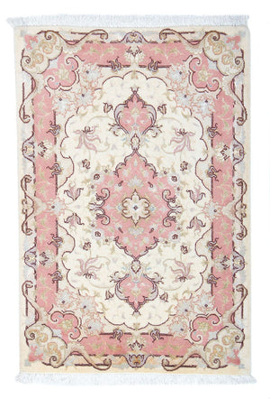 Persisk matta - Tabriz - Royal - 92 x 60 cm - beige