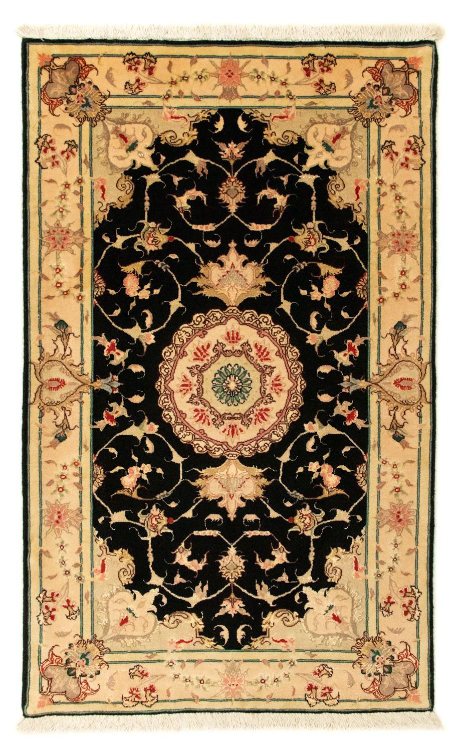 Persisk matta - Tabriz - Royal - 120 x 73 cm - svart