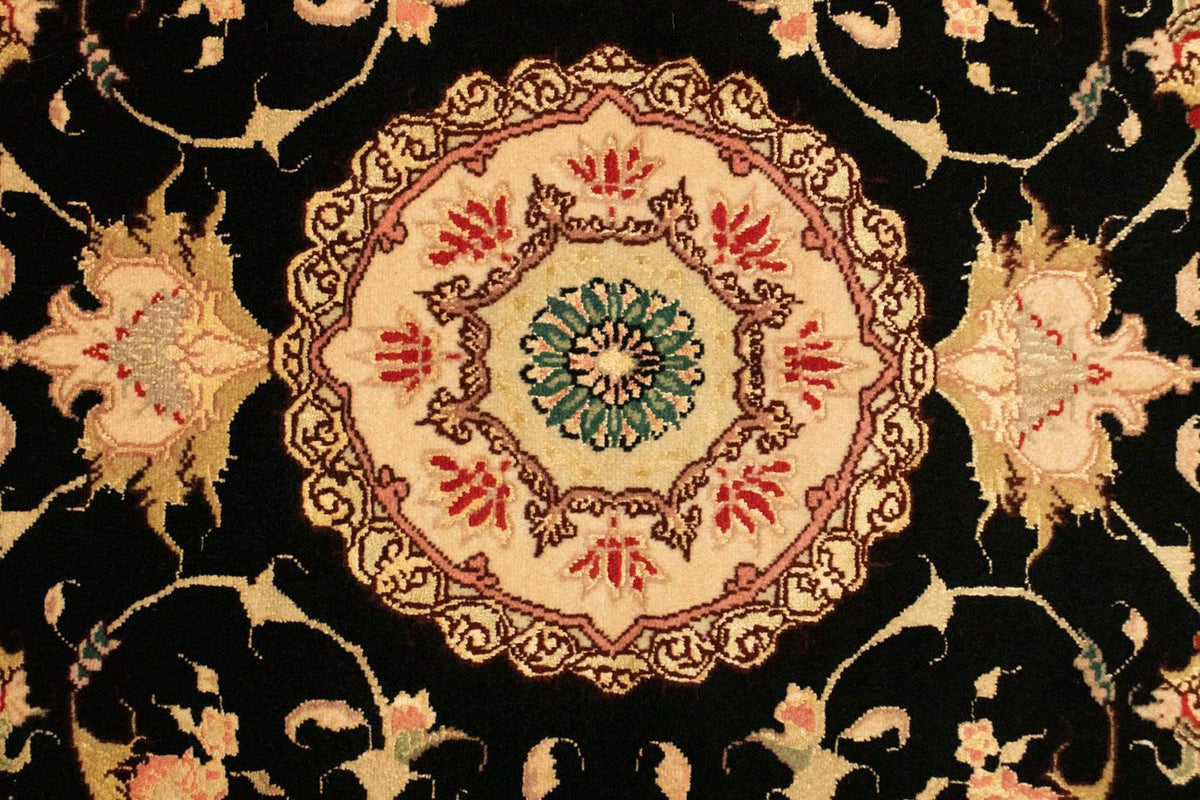 Persisk matta - Tabriz - Royal - 120 x 73 cm - svart