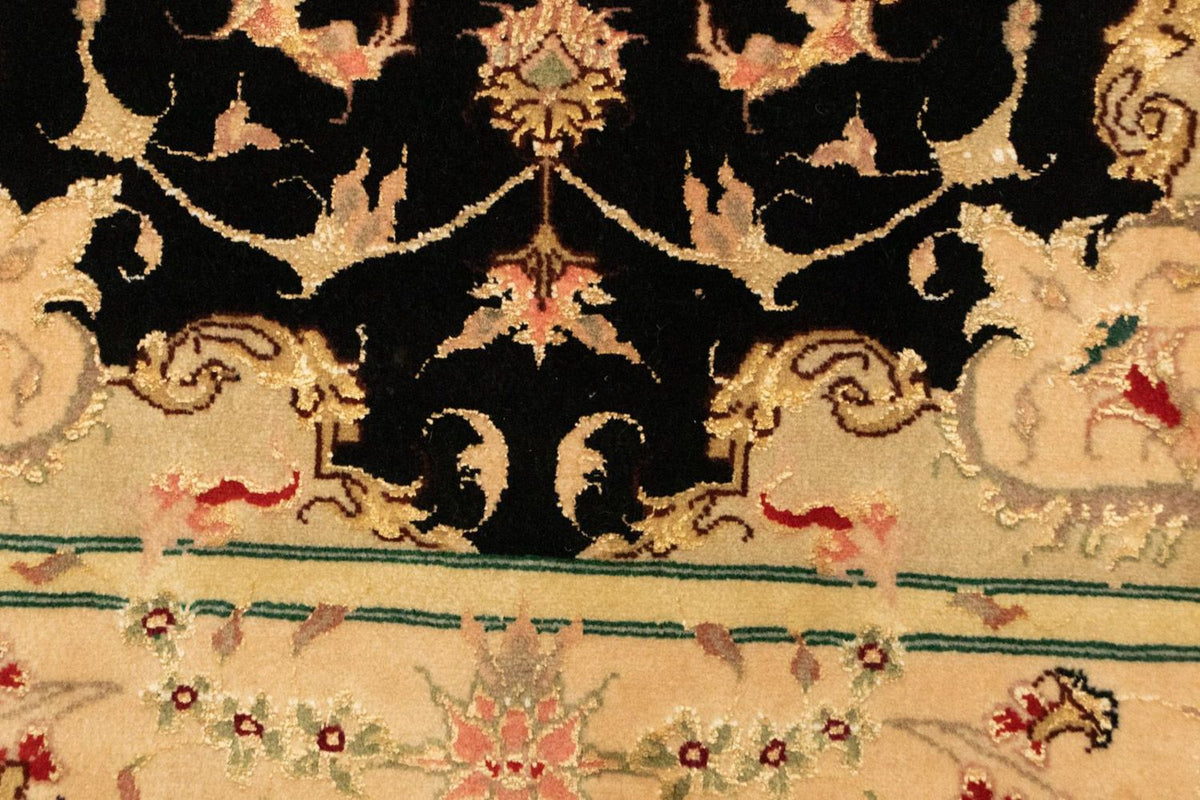 Persisk matta - Tabriz - Royal - 120 x 73 cm - svart