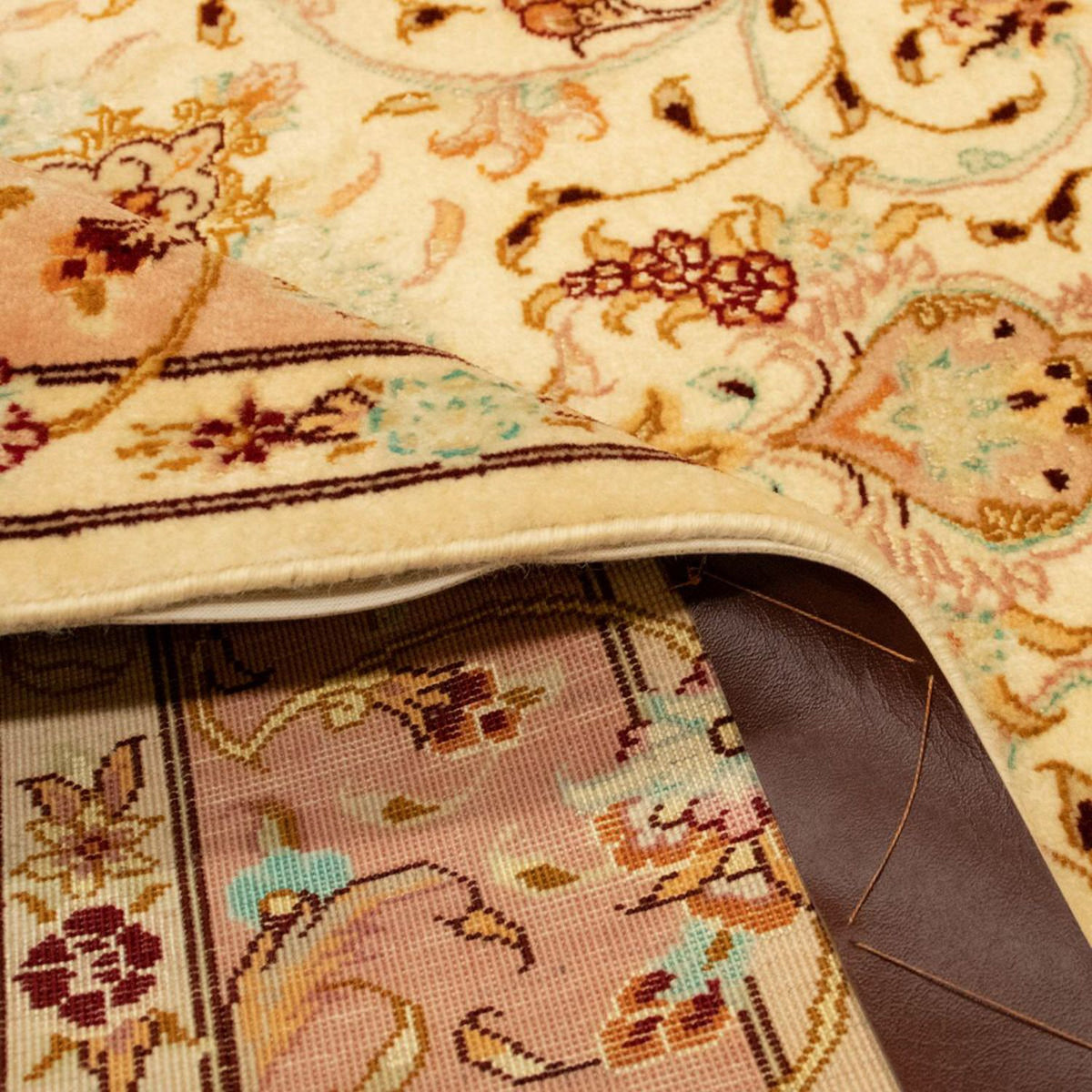 Persisk matta - Tabriz - Royal - 147 x 102 cm - beige