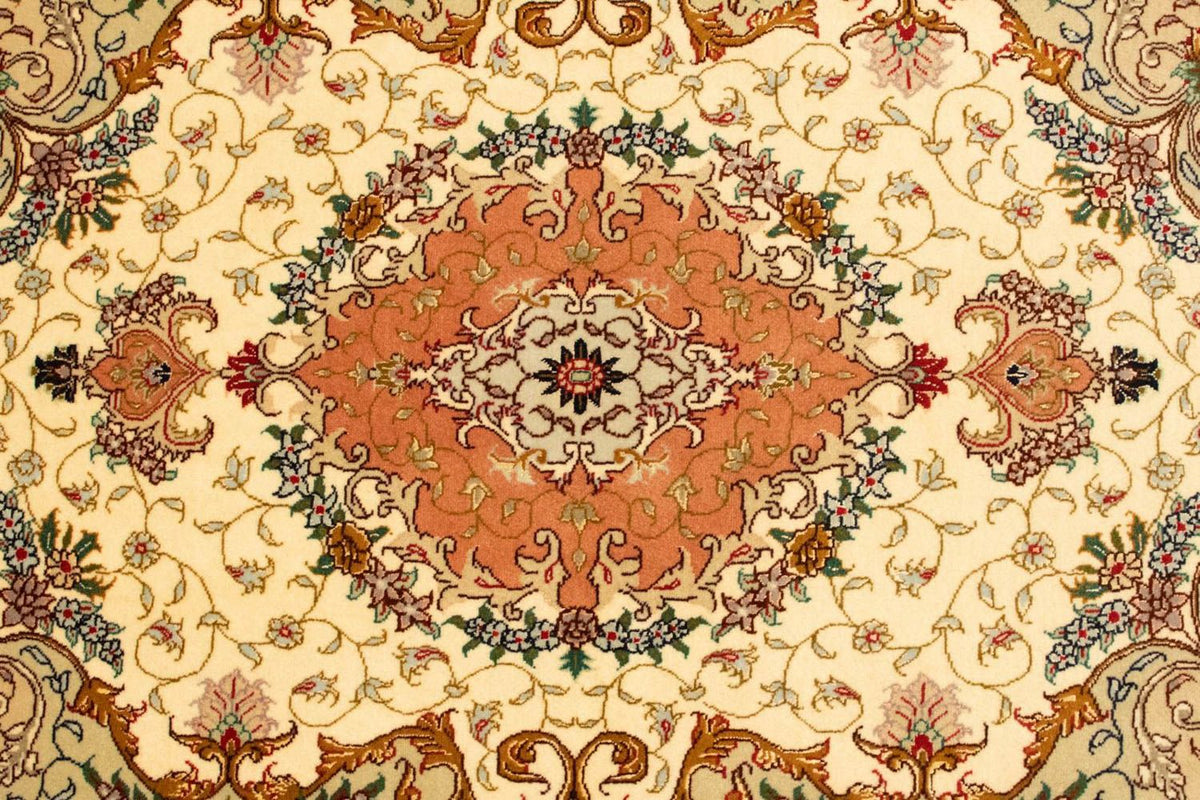 Persisk matta - Tabriz - Royal - 150 x 101 cm - beige