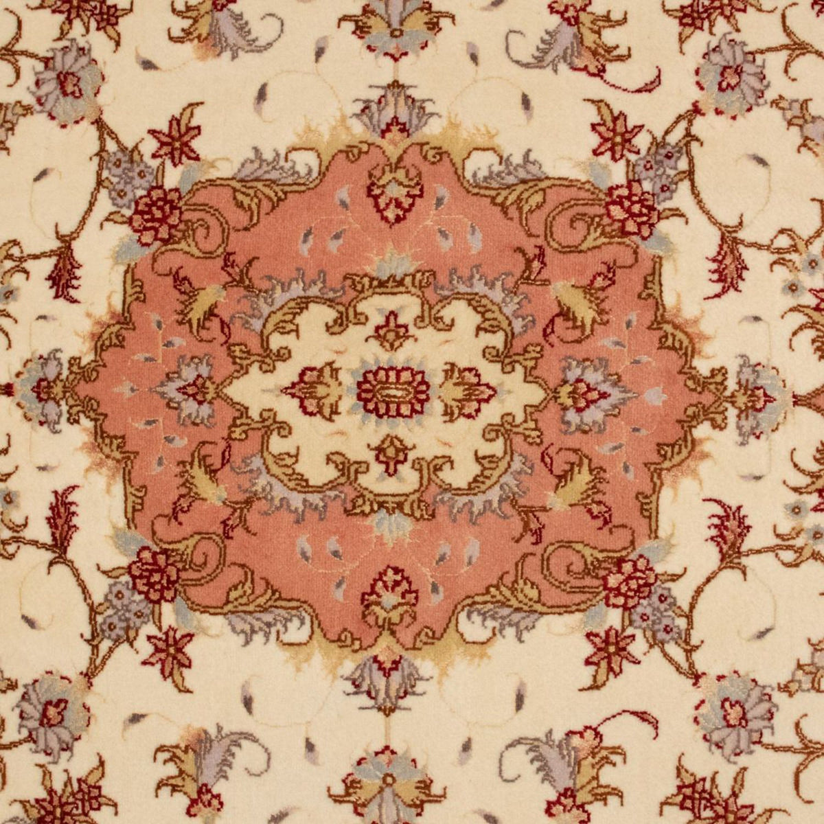 Persisk matta - Tabriz - Royal - 141 x 103 cm - beige