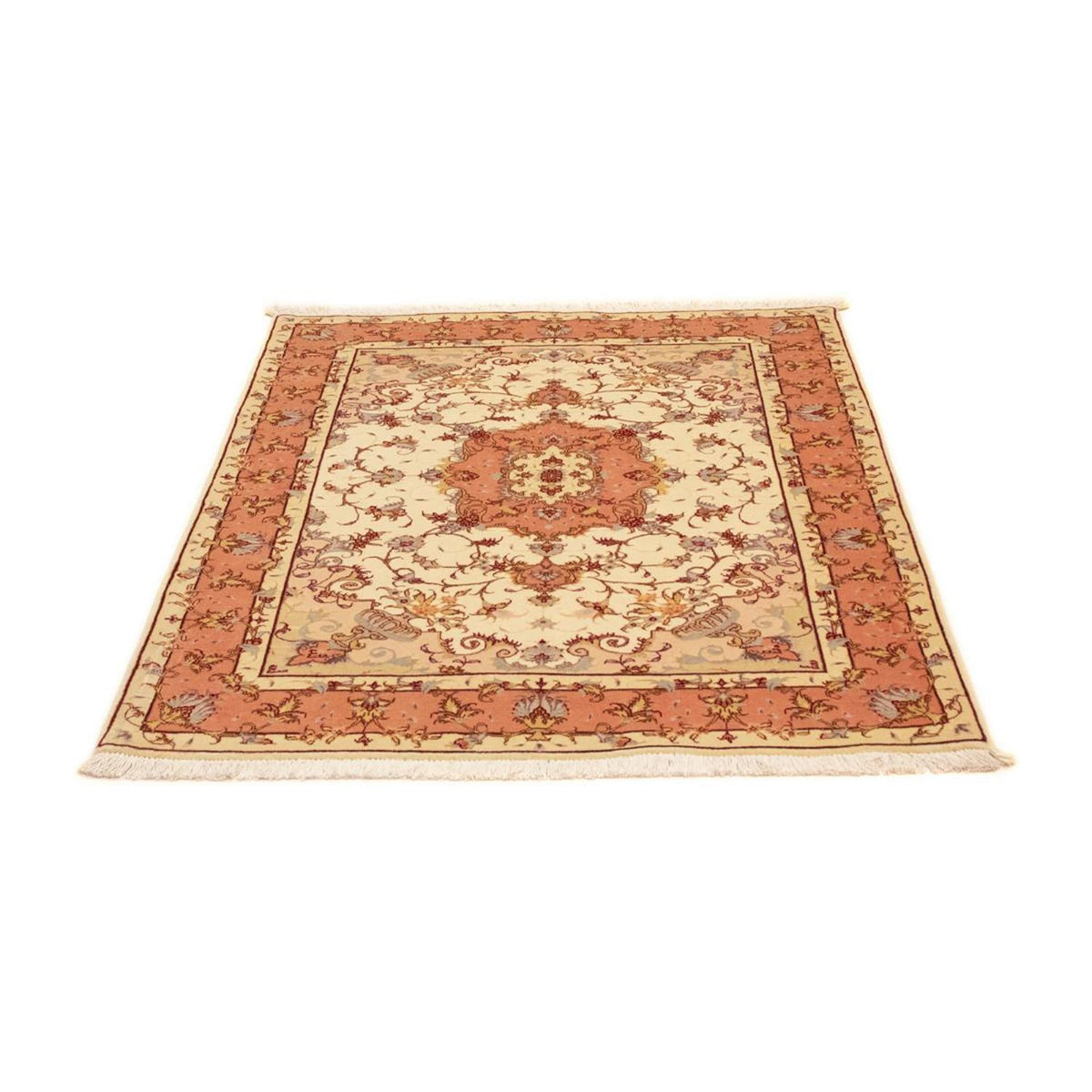 Persisk matta - Tabriz - Royal - 141 x 103 cm - beige