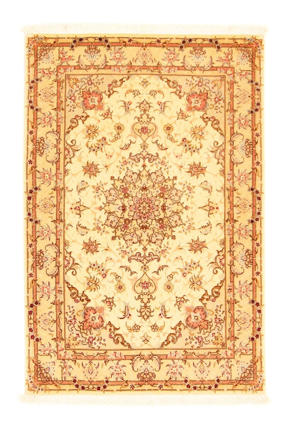 Persisk matta - Tabriz - Royal - 156 x 101 cm - beige