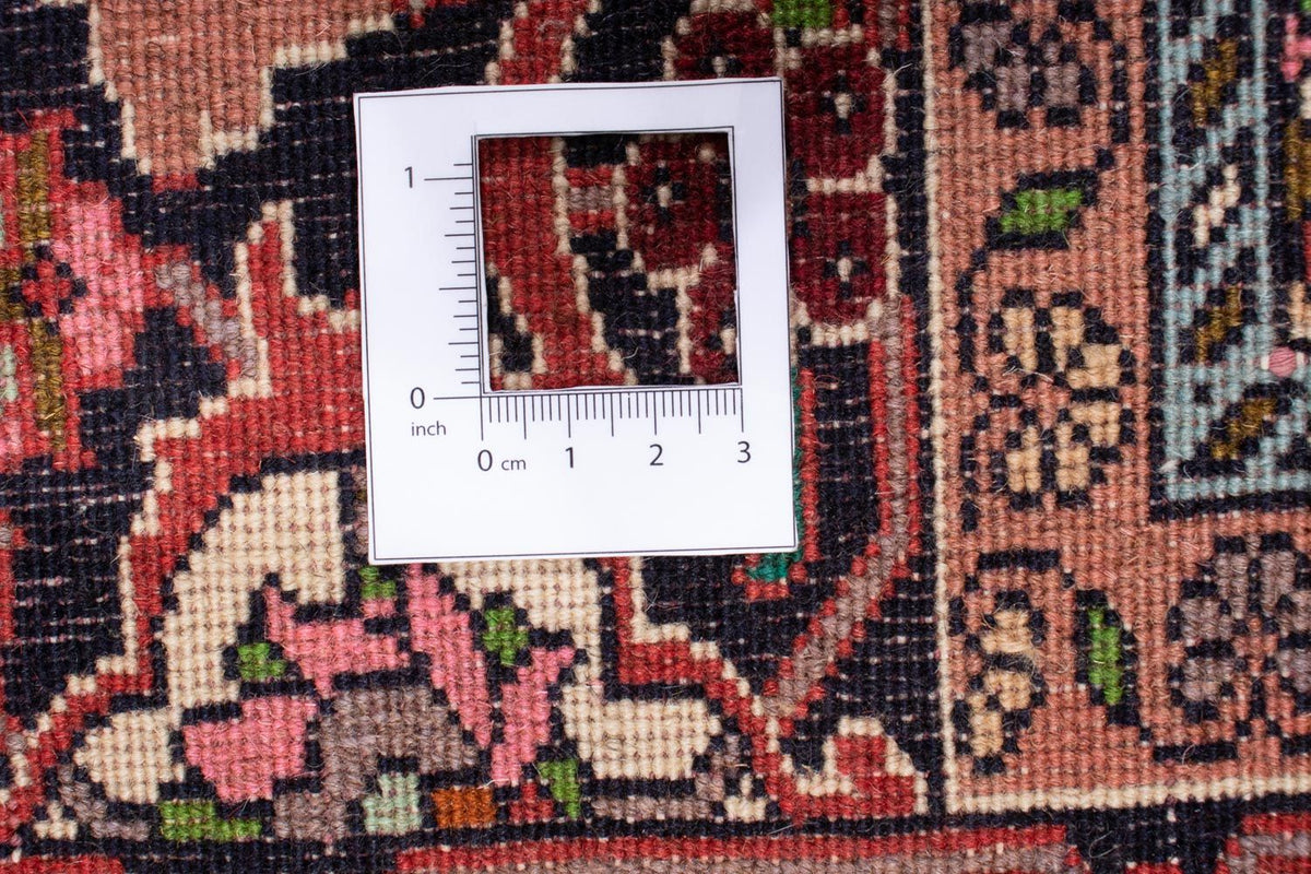 Persisk matta - Bijar - 247 x 169 cm - mörkröd