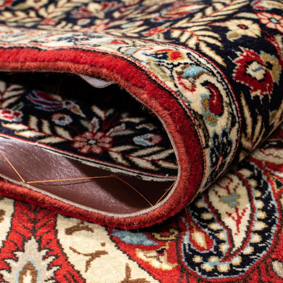 Persisk matta - Ghom - 207 x 140 cm - flerfärgad