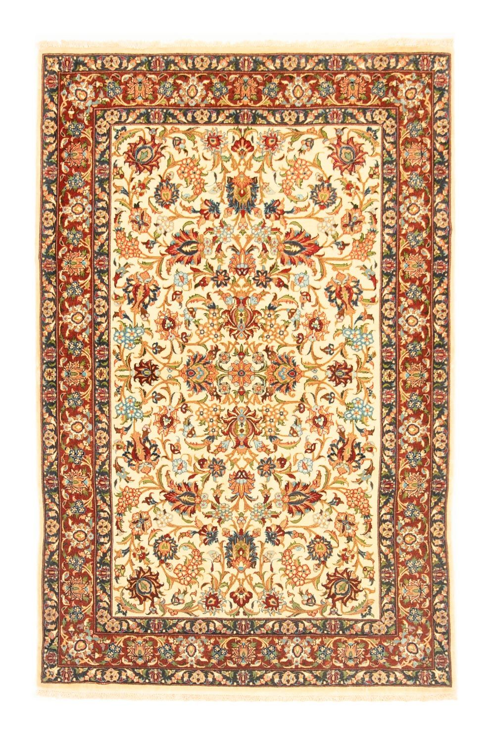 Persisk matta - Ghom - 160 x 102 cm - beige