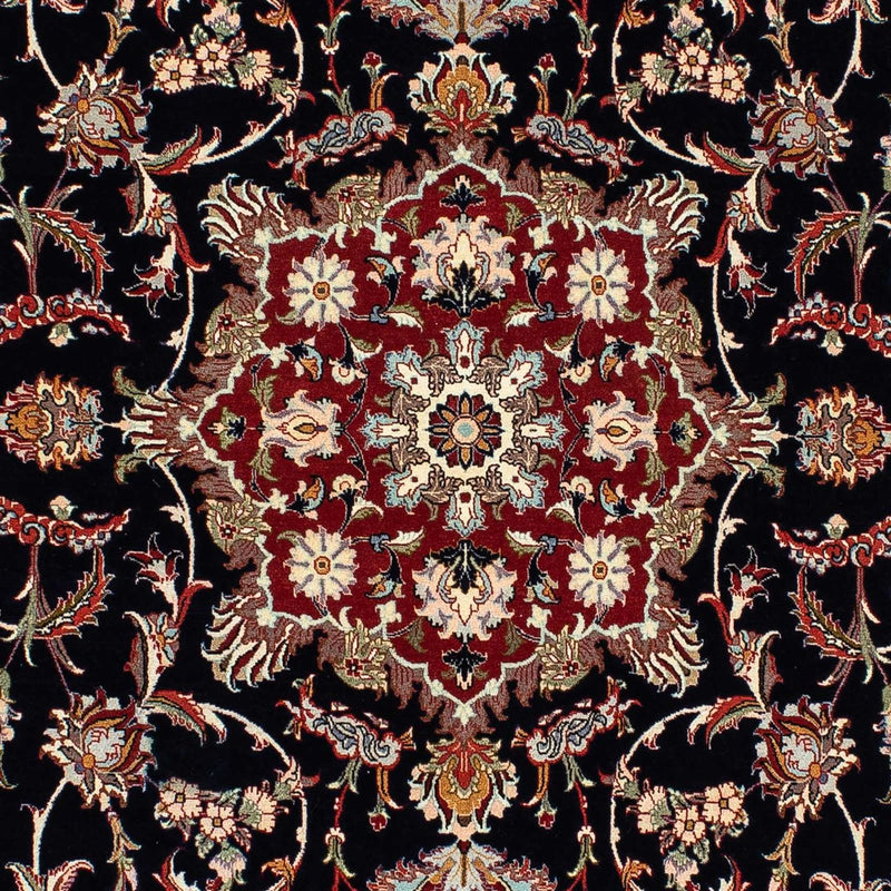 Persisk matta - Ghom - 201 x 138 cm - mörkblå