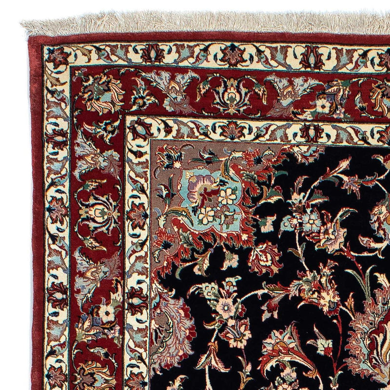 Persisk matta - Ghom - 201 x 138 cm - mörkblå