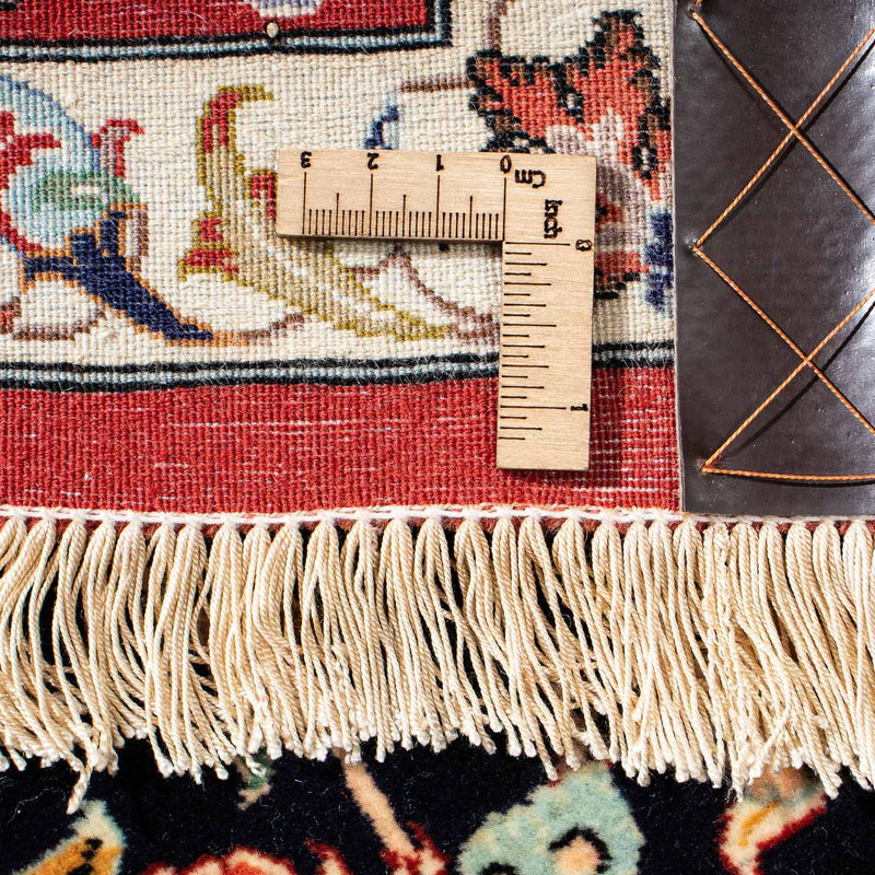 Persisk matta - Ghom - 201 x 138 cm - mörkblå