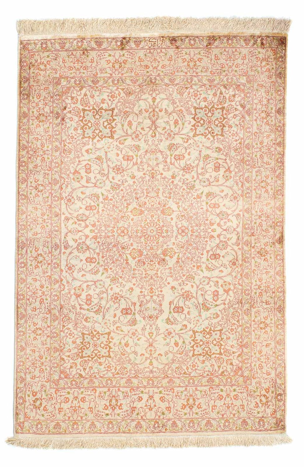 Persisk matta - Ghom - 146 x 98 cm - beige
