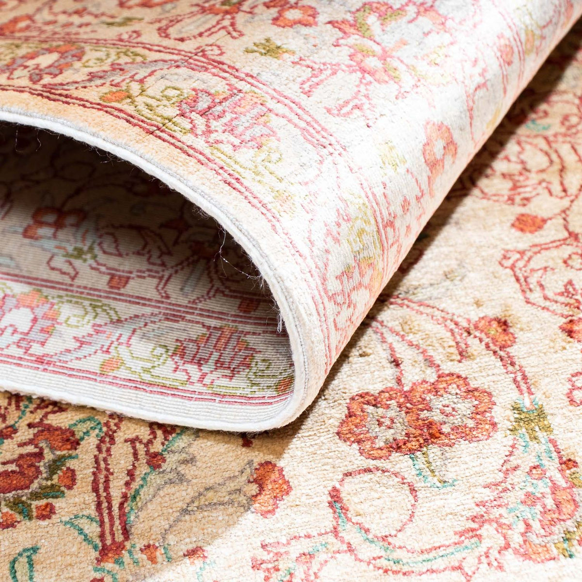 Persisk matta - Ghom - 146 x 98 cm - beige