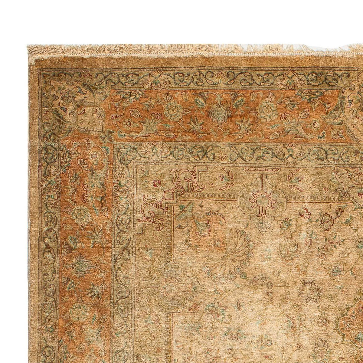 Persisk matta - Ghom - 194 x 138 cm - flerfärgad