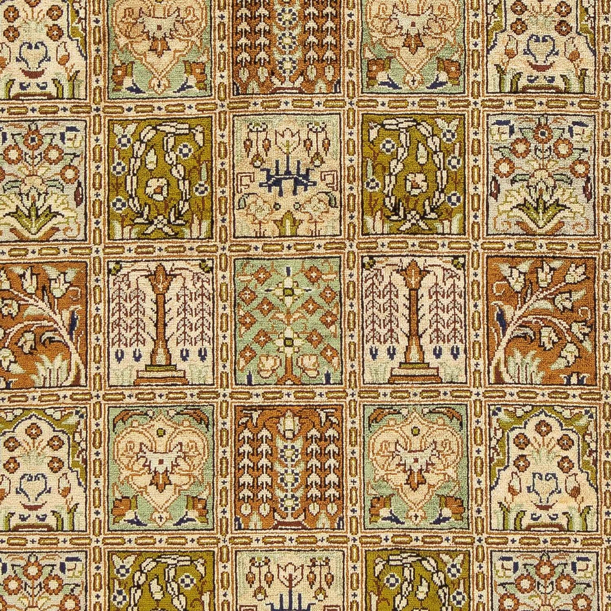 Persisk matta - Ghom - 79 x 57 cm - brun