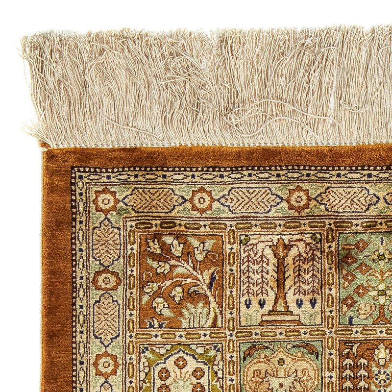 Persisk matta - Ghom - 79 x 57 cm - brun